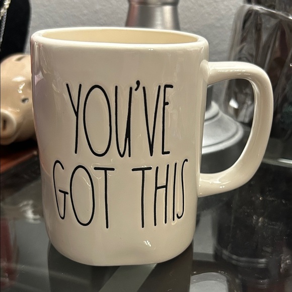 Rae Dunn Cream 'You've Got This' Mug EUC - Picture 1 of 5